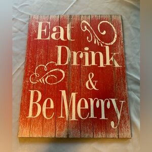 Red and White Holiday Wall Art